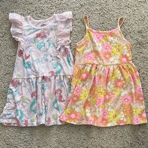 Set of 2 dresses for size 4T Disney and Cat & Jack